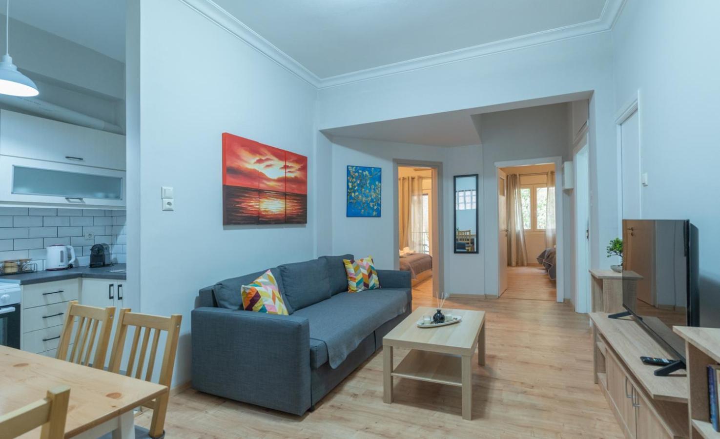 Entire Apt, 2 Bdrm, City Center Афины Экстерьер фото